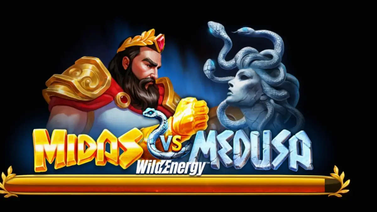 Midas e Medusa em um confronto épico no slot WildEnergy
